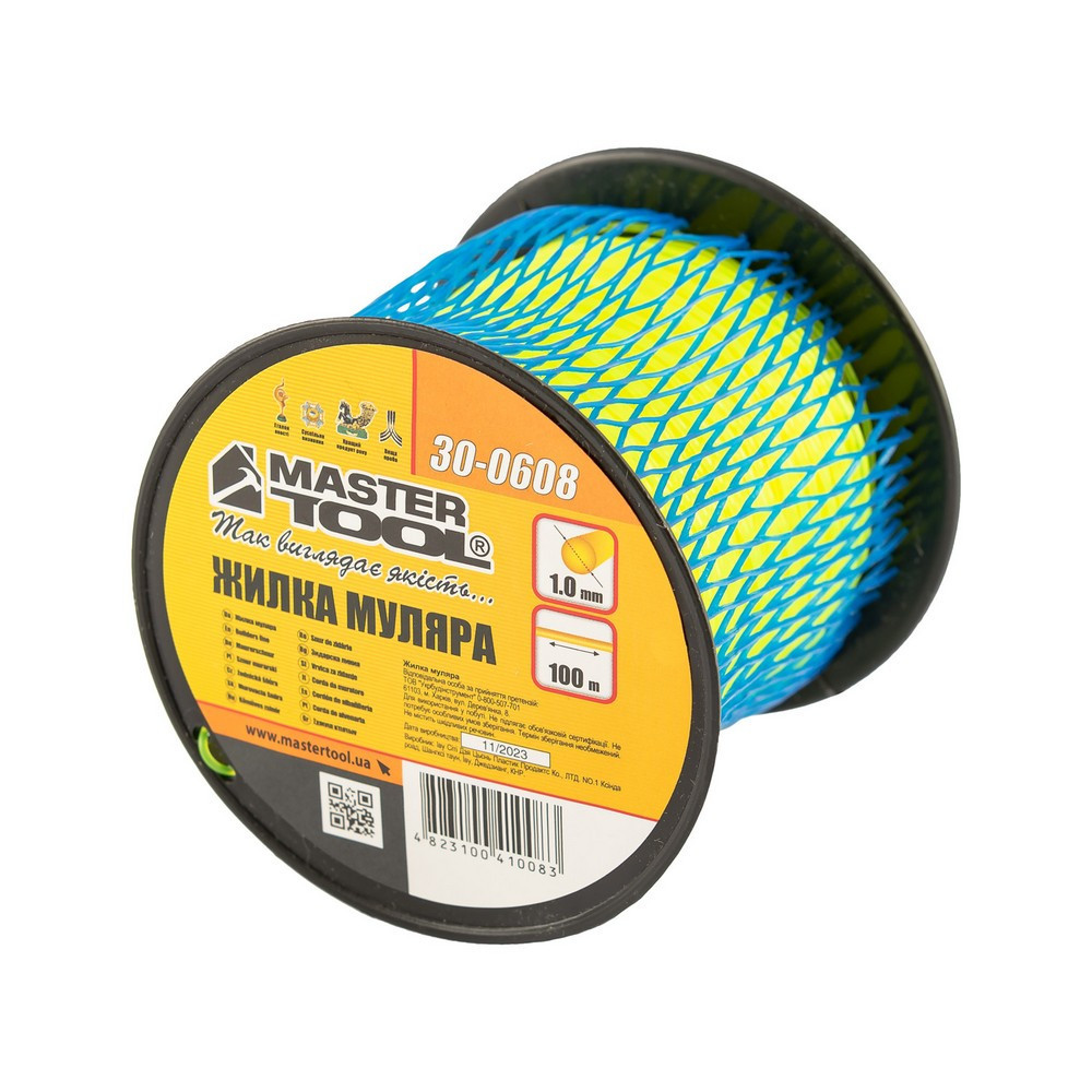 Леска каменщика MASTERTOOL на катушке 1,0 мм 100 м 30-0608 Харків - зображення 3