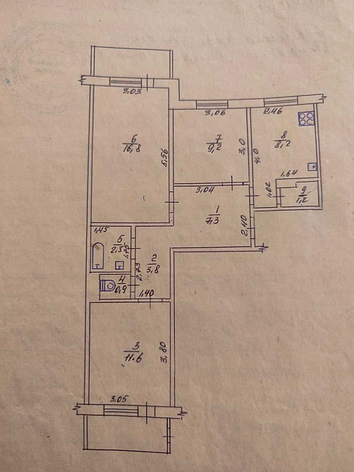 продажа 3-к квартира Смелянский, Смела, 29000 $ Сміла - зображення 11