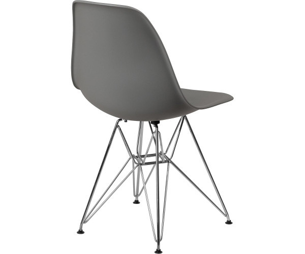 Стілець Тауер ніжки метал пластик сірий Дніпро - зображення 4