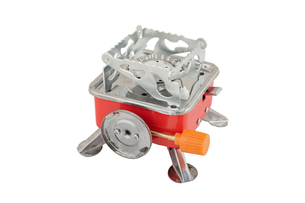 Плита туристическая газовая MASTERTOOL с пьезоподжигом раскладная 2.8 кВт 145 г/час 42 Bar G30/G31 I Харків - зображення 3