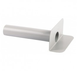 Покрівельна ПВХ-воронка парапетна, діаметр 125 мм Вишнёвое - изображение 1