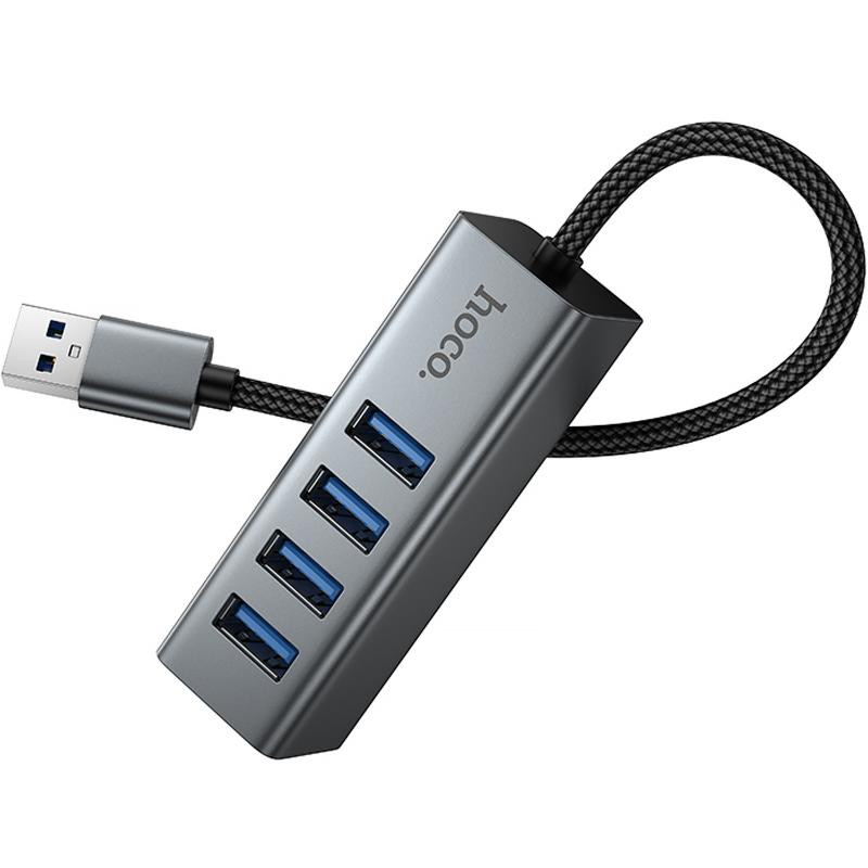 Переходник HUB Hoco HB1B 4in1 (USB to 4xUSB 3.0) (1m) Херсон - изображение 3