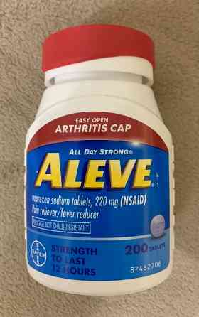 Aleve 220 mg, 200 таблеток, Алів, Bayer. Тернополь