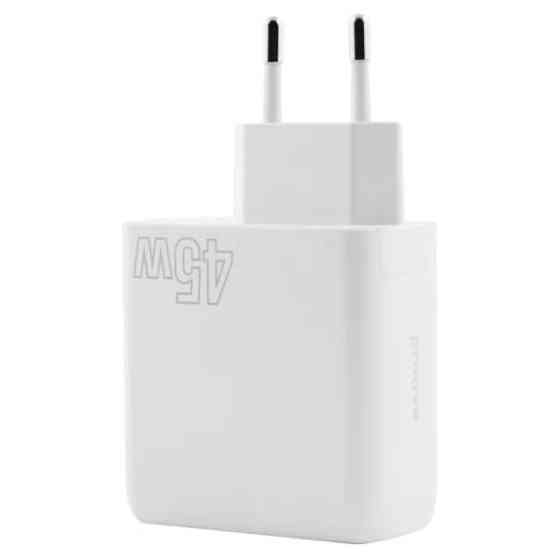 Мережевий зарядний пристрій Proove Silicone Power 2 45W (Type-C + USB) White (WCSP24110002) Харків