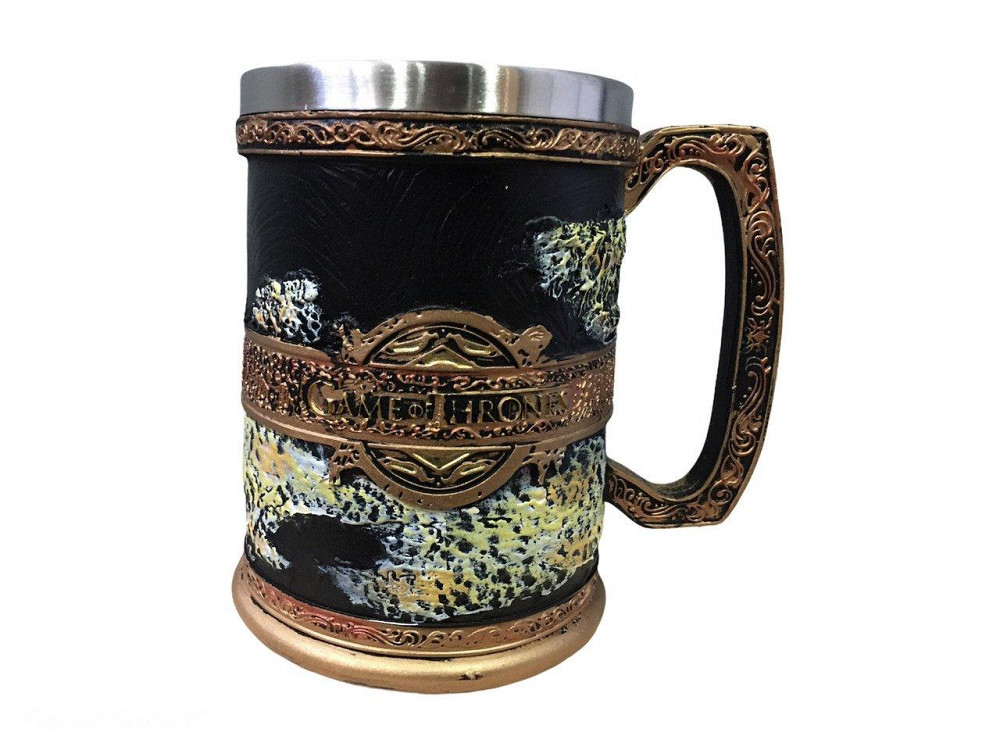 Кружка Чашка Бокал Игра Престолов Семь Королевств Winter is Coming Game Of Thrones 3D  Нержавеющая С Київ - зображення 3