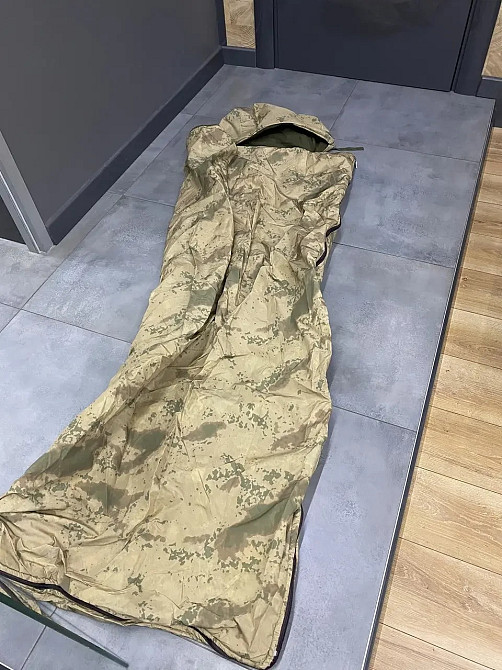 Спальний мішок WOLFTRAP тактичний 190х70, температура до -15, силіконовий міфлон Одесса - изображение 5