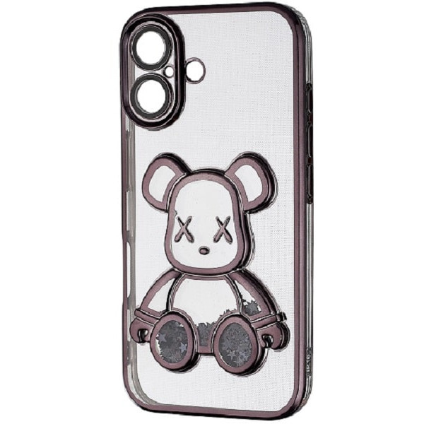 DM Чохол Shining Bear Case Protected Camera iPhone 16 Black (Код товару:39674) Харків - зображення 1