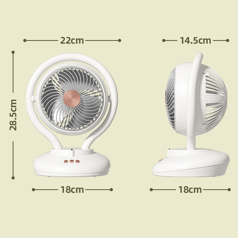Настольный вентилятор F12 с отрицательной ионизацией 6000mAh Херсон - изображение 8