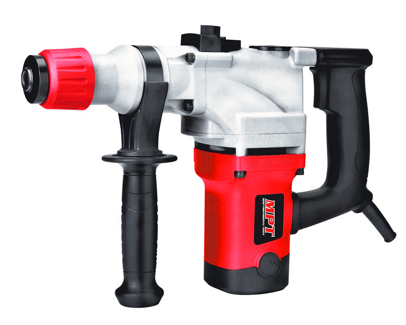 Перфоратор MPT SDS plus 26 мм 850 Вт 800 об/мин 4500 уд/мин 5 Дж 2 режима аксессуары 2 шт кейс MRH26 Харків - зображення 1