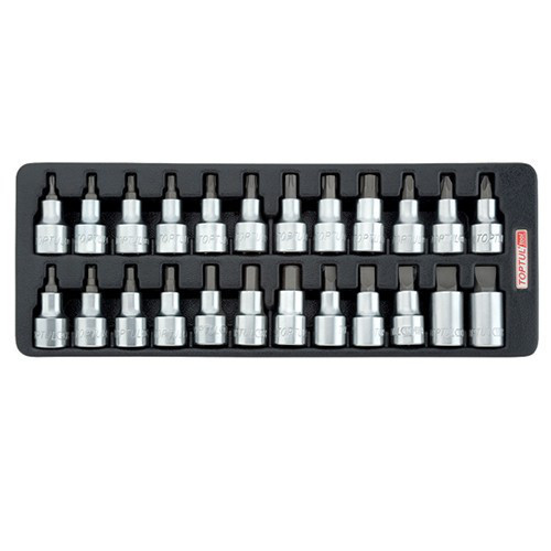 Набор бит впресованных в головку 1/2" 24ед. (в ложементе) TOPTUL GAAT2402 Харків - зображення 1