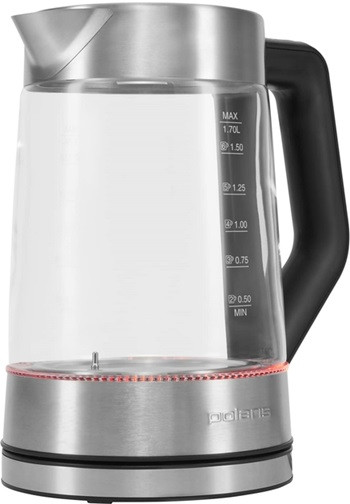 Электрочайник Polaris WIFI IQ Home Matte PWK 17111CGLD 1.7 л серебристый Київ - зображення 7