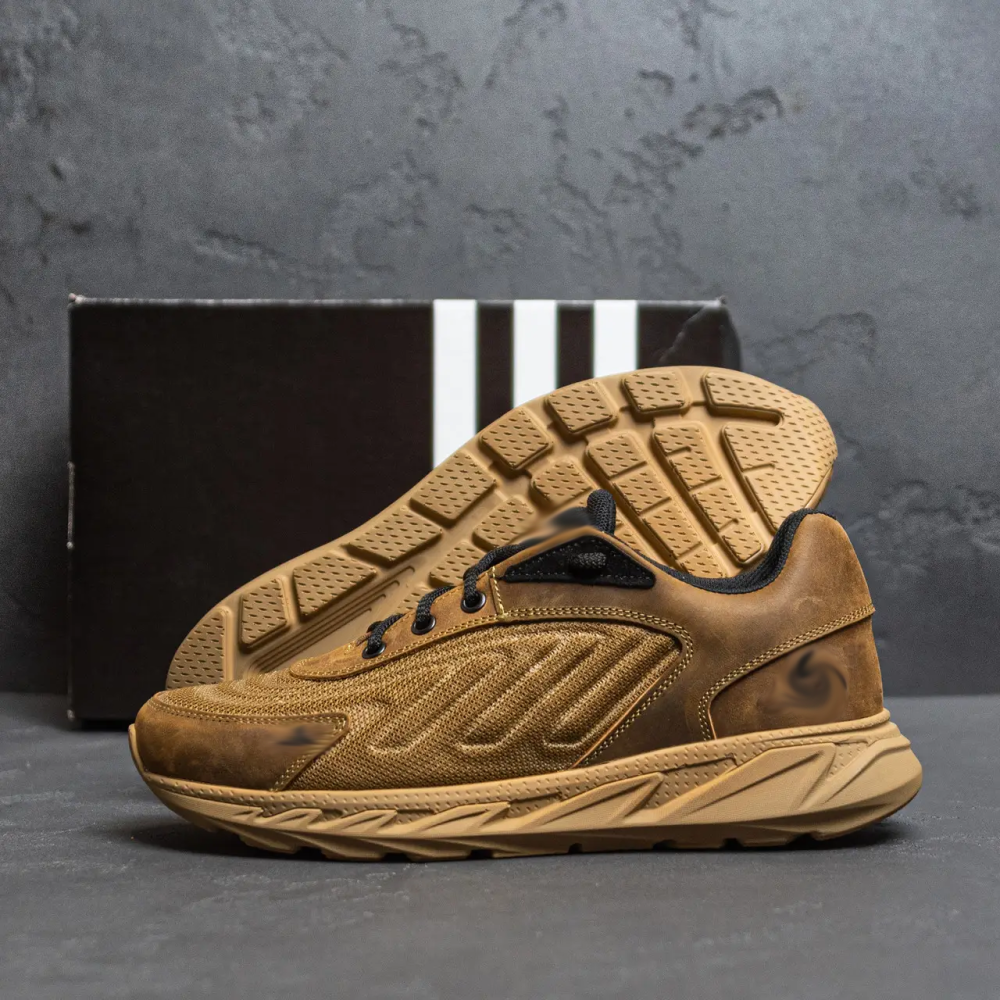 Мужские летние кроссовки сетка Ozelia Olive Київ - зображення 9