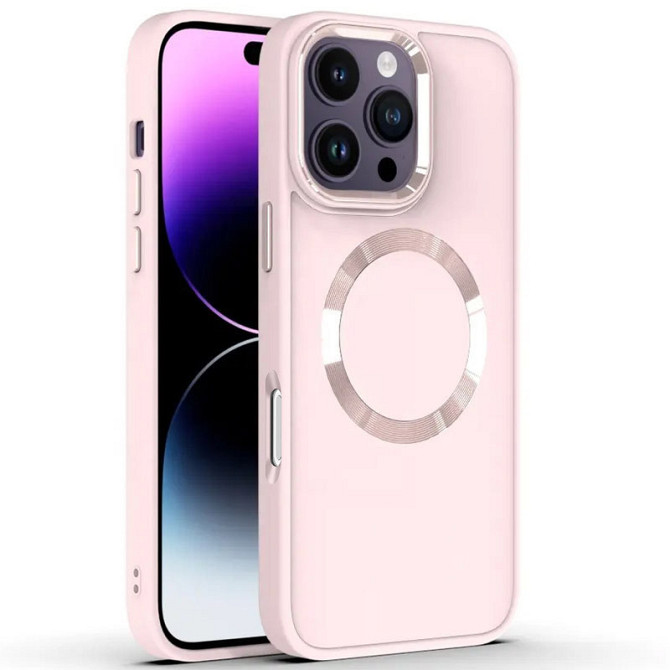 TPU чехол Bonbon Metal Style with MagSafe для Apple iPhone 16 Pro Max (6.9") Херсон - зображення 3