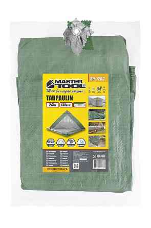 Тент MASTERTOOL GREEN/SILVER 2х3 м двухсторонний 130 г/м² 89-1203 Харків