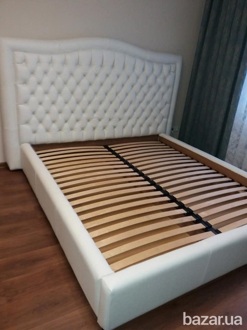 кожаная кровать chesterfield. двуспальная кровать Київ - зображення 1