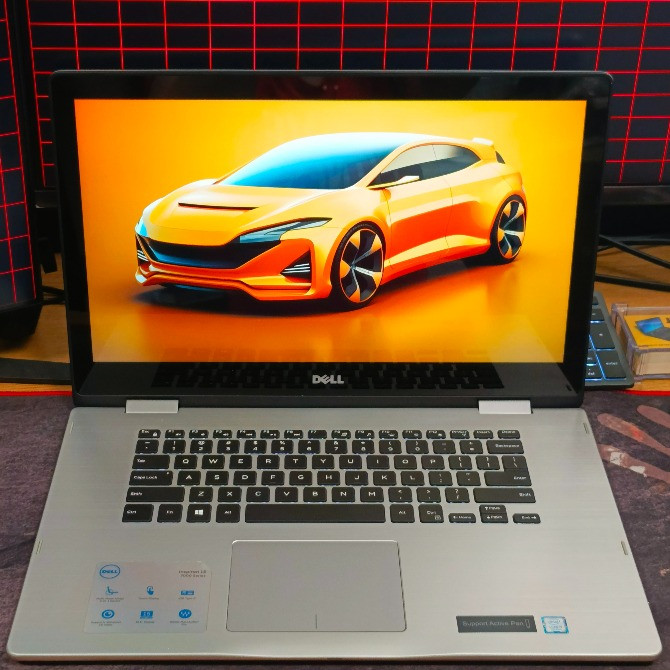 Сенсорний ноутбук-трансформер Dell Inspiron 7579 2-in-1 15.6" IPS Intel Core i5 8/256GB для роботи Київ - зображення 2