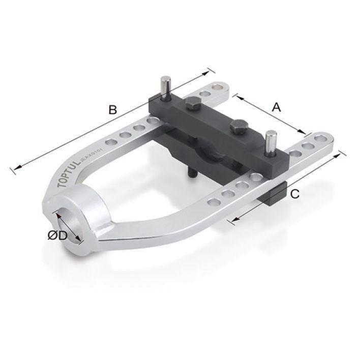 Съемник ШРУСа универсальный TOPTUL JEAX0101 Харьков - изображение 2