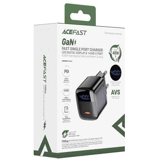 СЗУ Acefast A135 PD40W GaN (1USB-C) Херсон