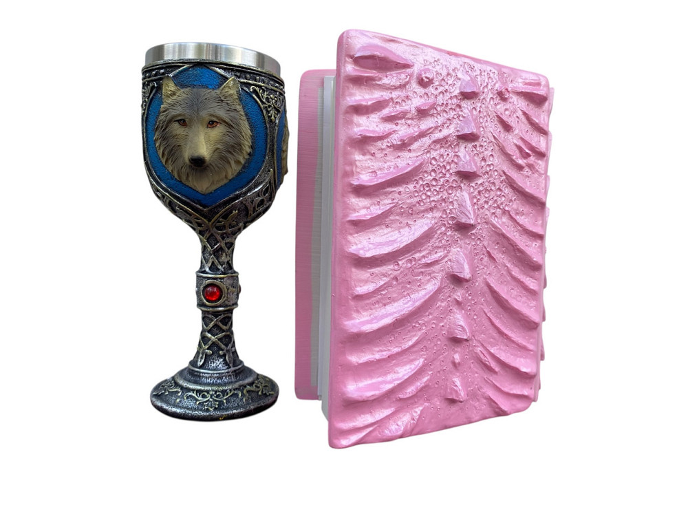 Подарочный набор Бокал 3 Волка и Блокнот 3 «Дракон Единорога» Київ - зображення 2