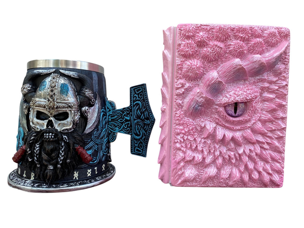 Подарочный набор Кружка 3 Молот Тора Бородаст Викинг и Блокнот 3 «Дракон Единорога» Київ - зображення 3