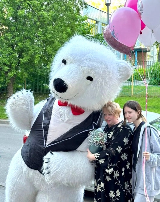 Белый медведь Коростень заказ поздравления мишка аниматор Коростень - зображення 7