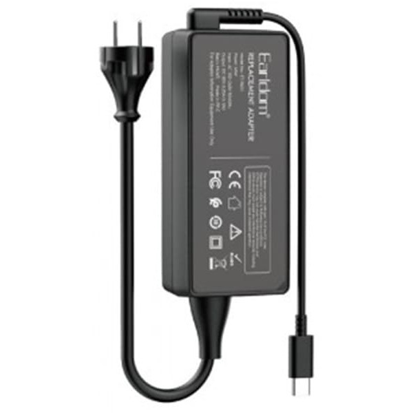 DM Зарядний пристрій для ноутбука ET-PA01 Type-C 65W Black Харків - зображення 1