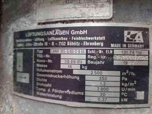 Вентилятор осьовий LANV 315-5/63-2 Полтава