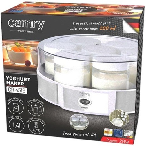 Йогуртница Camry CR 4519 20 Вт белая Киев - изображение 9