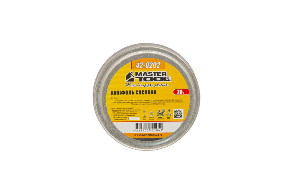 Канифоль сосновая MASTERTOOL 20 г 42-0202 Харьков - изображение 2