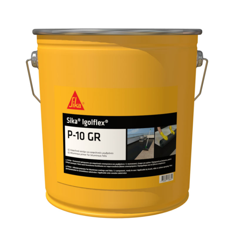 Бітумний праймер на основі розчинника Sika Igolflex P-10 20 л Вишневе - зображення 1