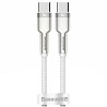 Дата кабель Baseus Cafule Series Metal Type-C to Type-C 100W (2m) (CATJK-D) Херсон