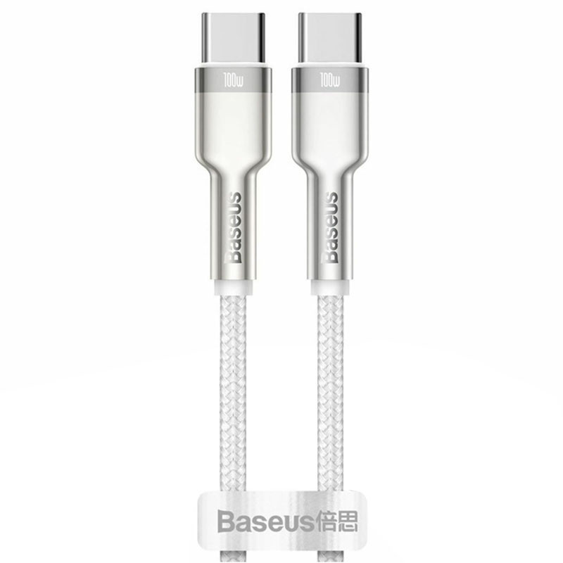Дата кабель Baseus Cafule Series Metal Type-C to Type-C 100W (2m) (CATJK-D) Херсон - зображення 1