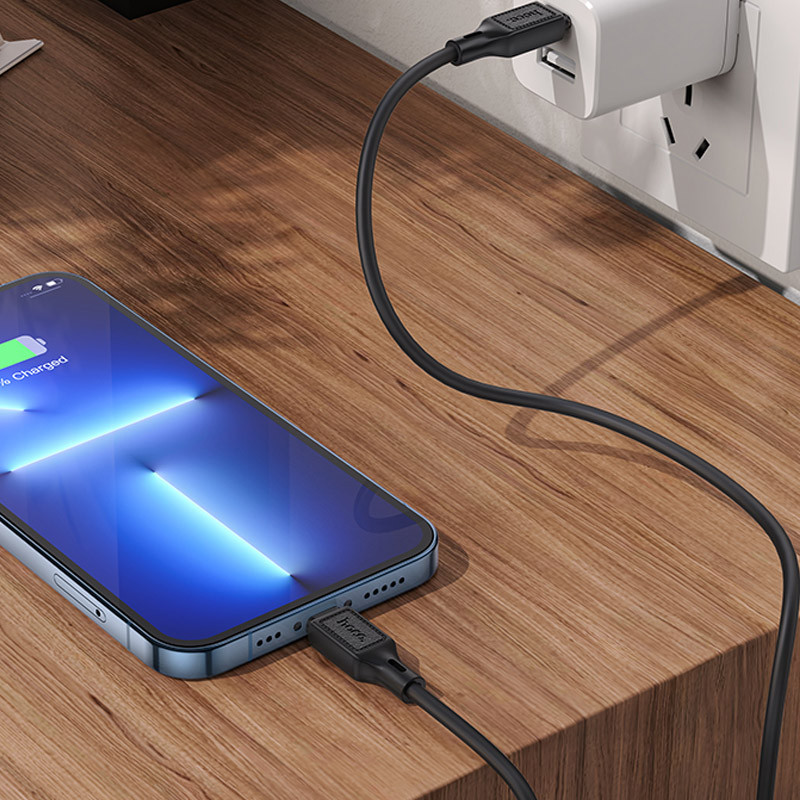 Дата кабель Hoco X90 Cool silicone Type-C to Lightning 20W (1m) Херсон - зображення 6