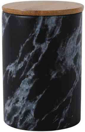 Банка для зберігання Limited Edition Marble 202C-007-A1 750 мл чорний Київ