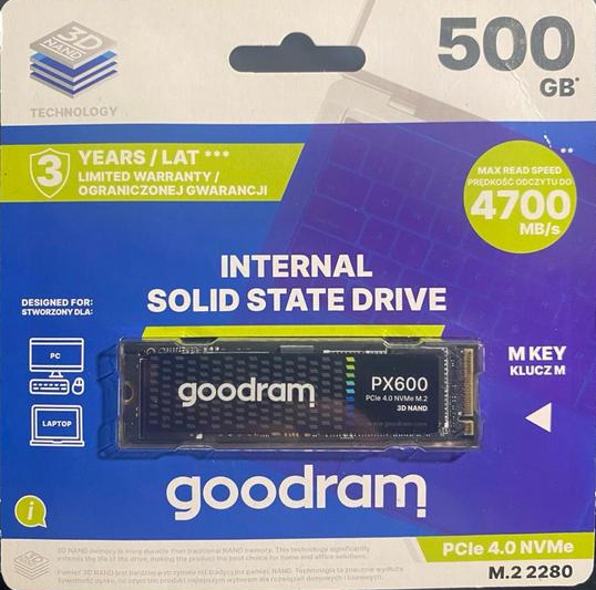 Ssd goodram 500 гб Харків