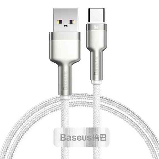Дата кабель Baseus Cafule Metal USB to Type-C 66W (1m) (CAKF00010) Херсон