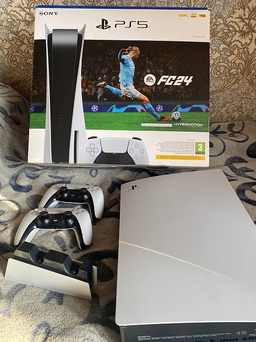 Ps 5 2 контролера + зарядне для контролер Богуслав - зображення 1
