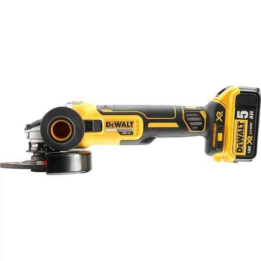 Шліфмашина кутова – болгарка акумуляторна безщіткова DeWALT DCG405N Вишневе