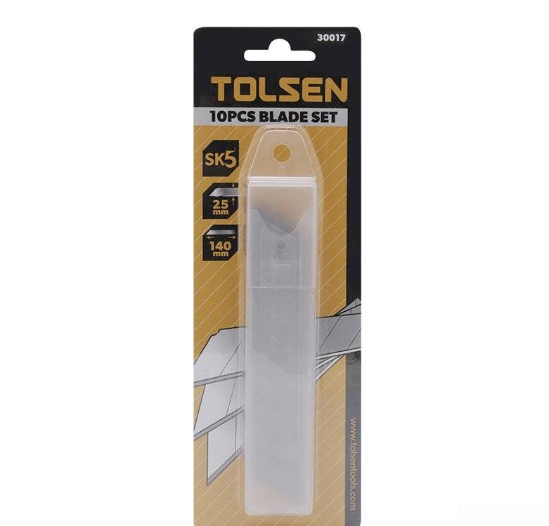 Лезвия сегментные 25 мм 10 шт Толсен Вінниця - зображення 1