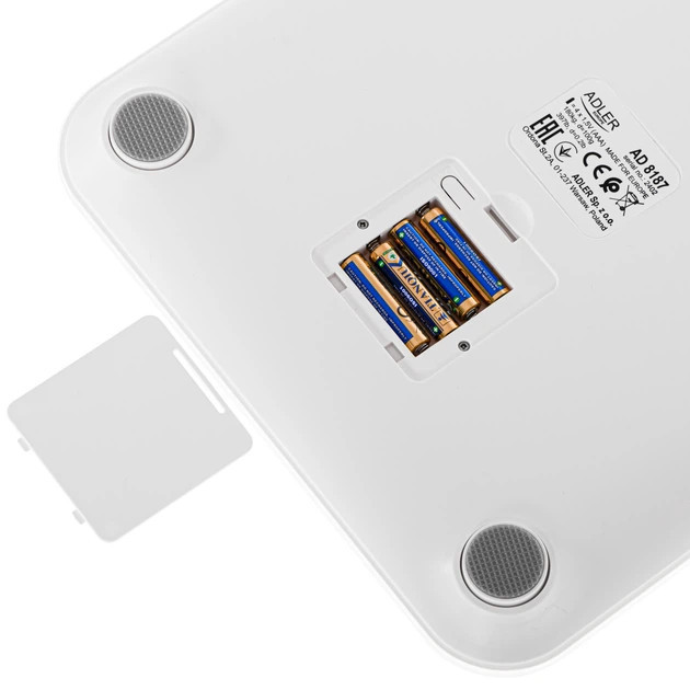 Весы напольные Adler Smart AD 8187 white 180 кг белые Киев - изображение 2