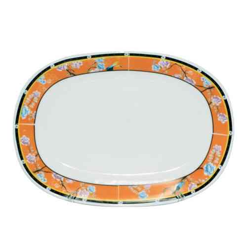 Блюдо овальне SNT Мелодія весни 30093-15014 34 см Київ