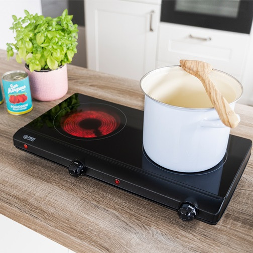 Электроплита First FA-5096-9 2500 Вт черная Киев - изображение 2