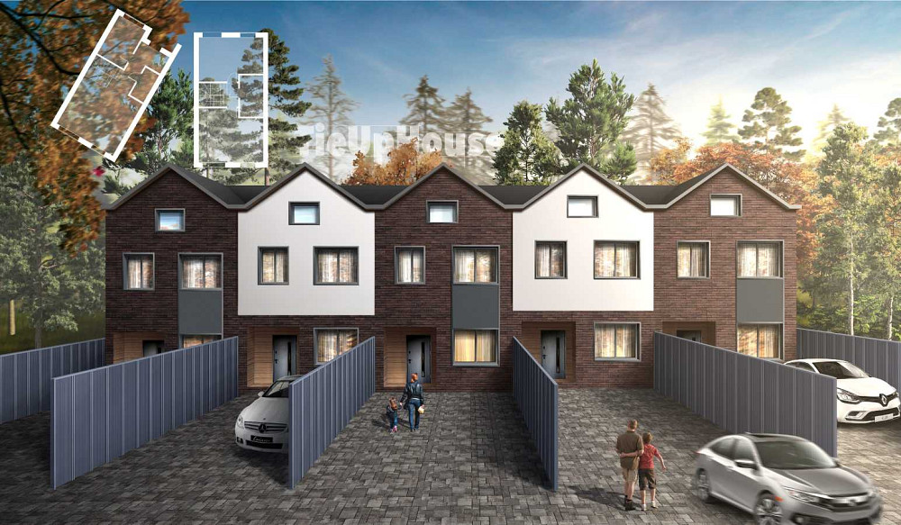 продажа 6-к таунхаус Киево-Святошинский, Ирпень, 88000 $ Ірпінь - зображення 1