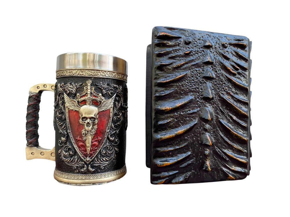 Подарочный набор Кружка 3 Крылатая Череп и Блокнот 3 «Жар Сердца Дракона» Киев - изображение 4
