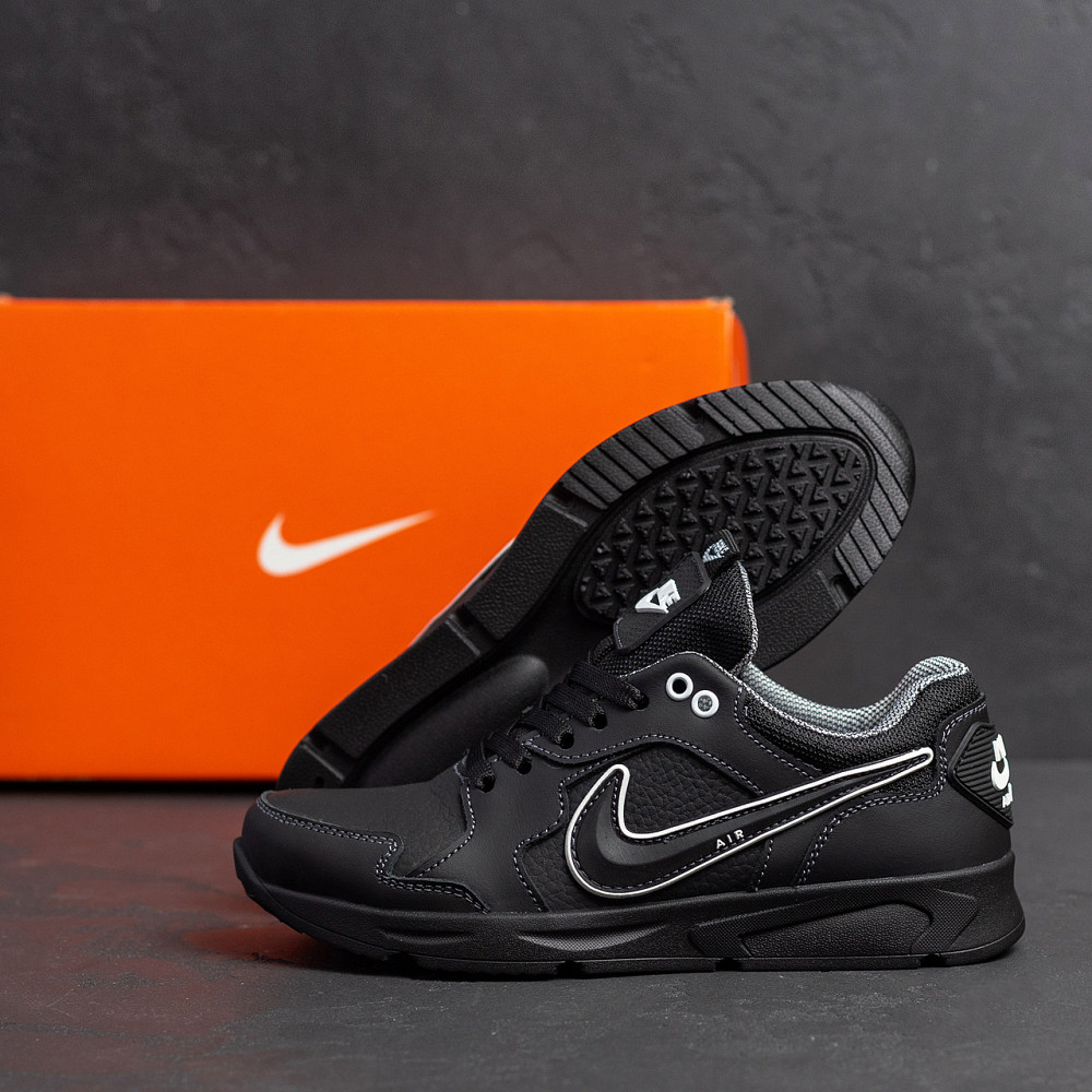 Підліткові шкіряні кросівки Air Max Black Київ - зображення 7