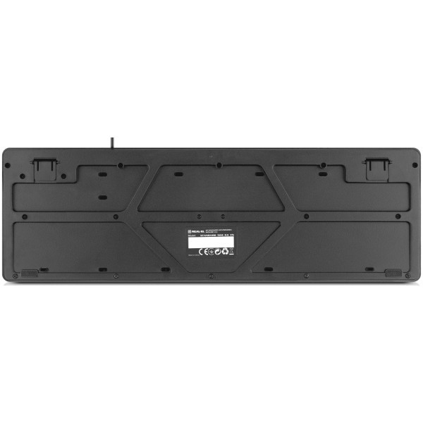 Комплект (клавіатура, мишка) REAL-EL Standard 504 Kit Black (EL123100037) Харьков - изображение 4