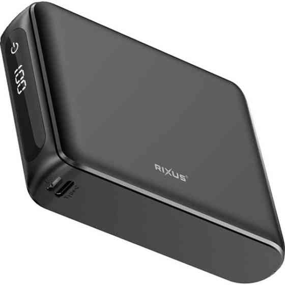 Power Bank Rixus RXPB25 20000mAh 22.5W Black Харків