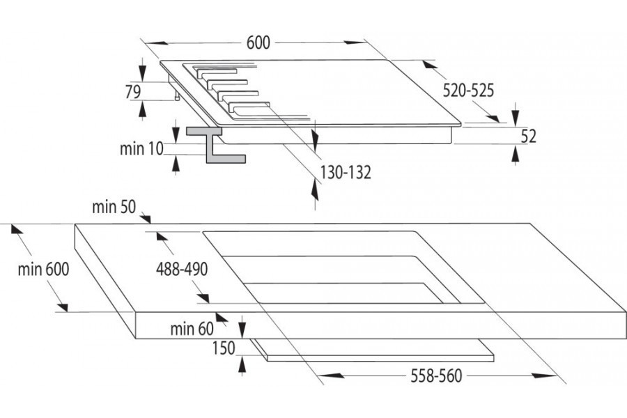 Варочная поверхность газовая Gorenje G-642-ABX Київ - зображення 7
