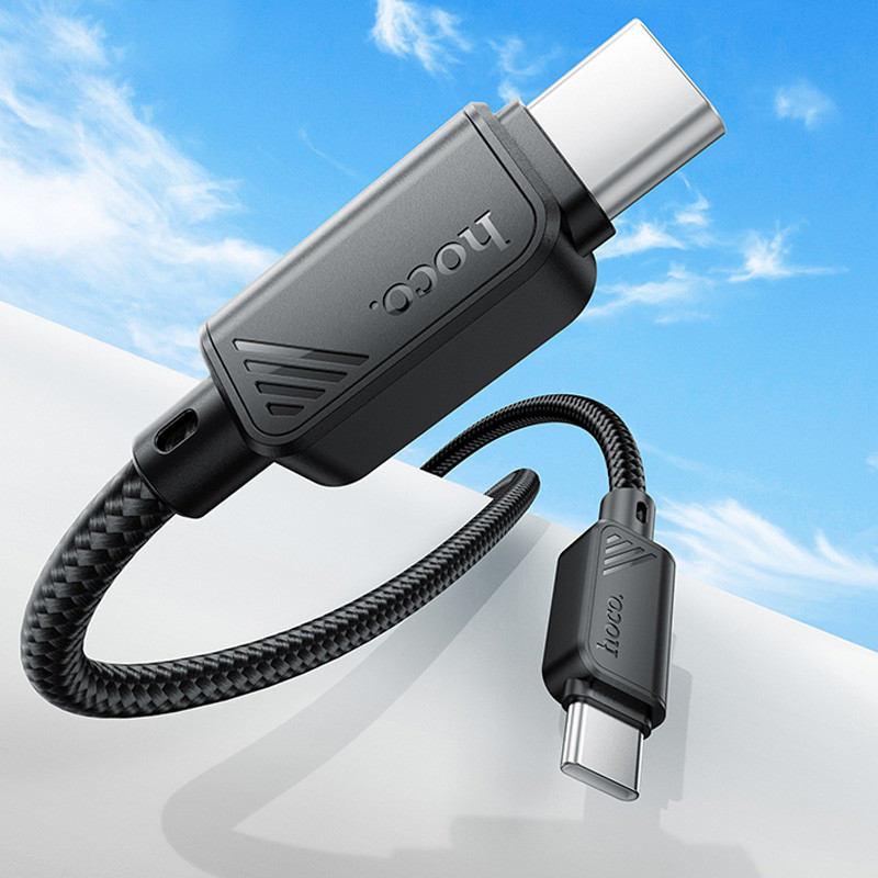 Дата кабель Hoco X113 Beneficio Type-C to Type-C 60W (1m) Херсон - зображення 3