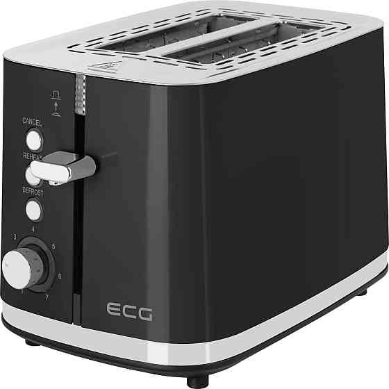 Тостер ECG ST 2766 Vintage Nero 925 Вт черный Киев